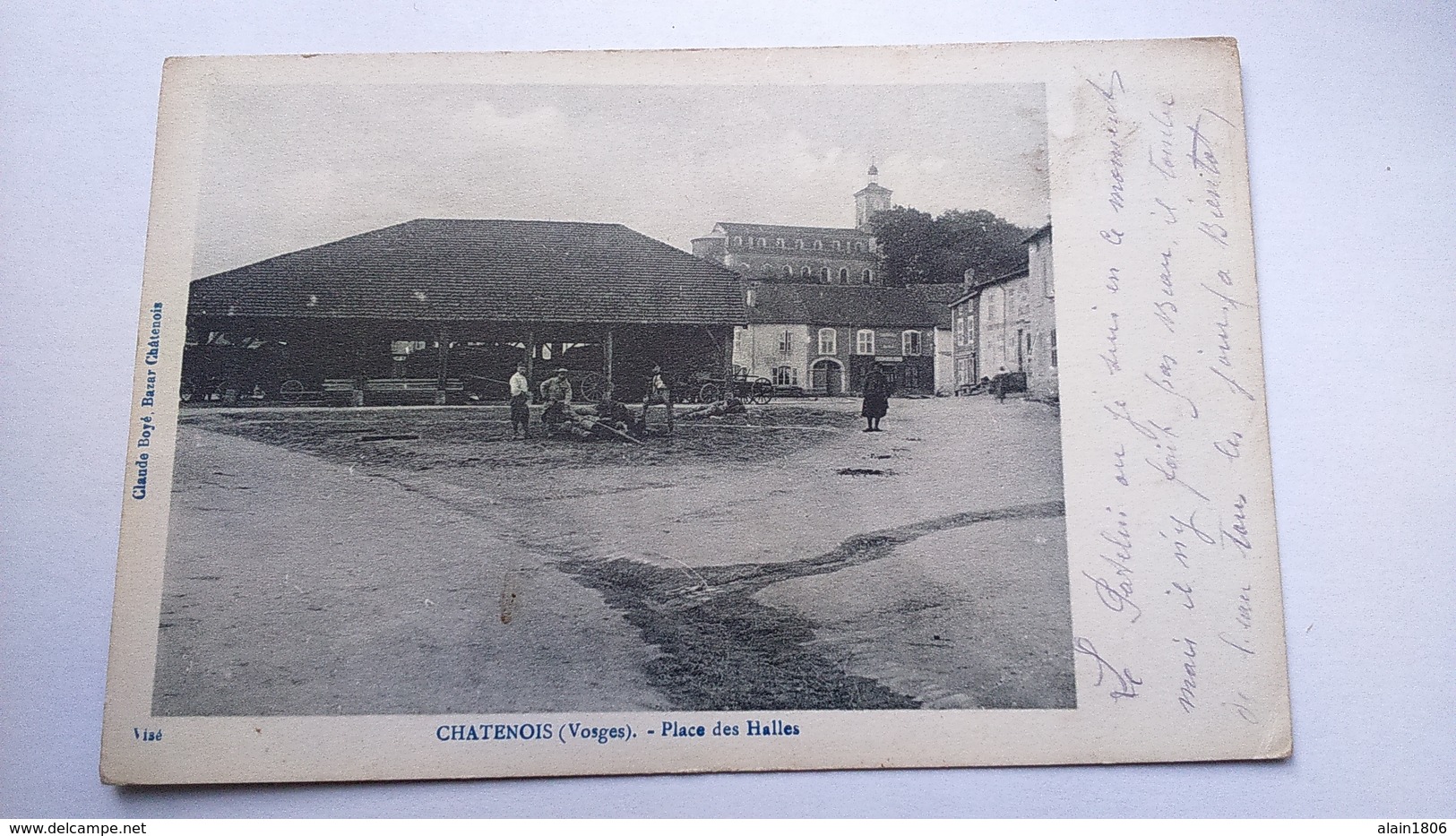 Carte Postale ( P 8  ) Ancienne De Chatenois , Place Des Halles - Chatenois