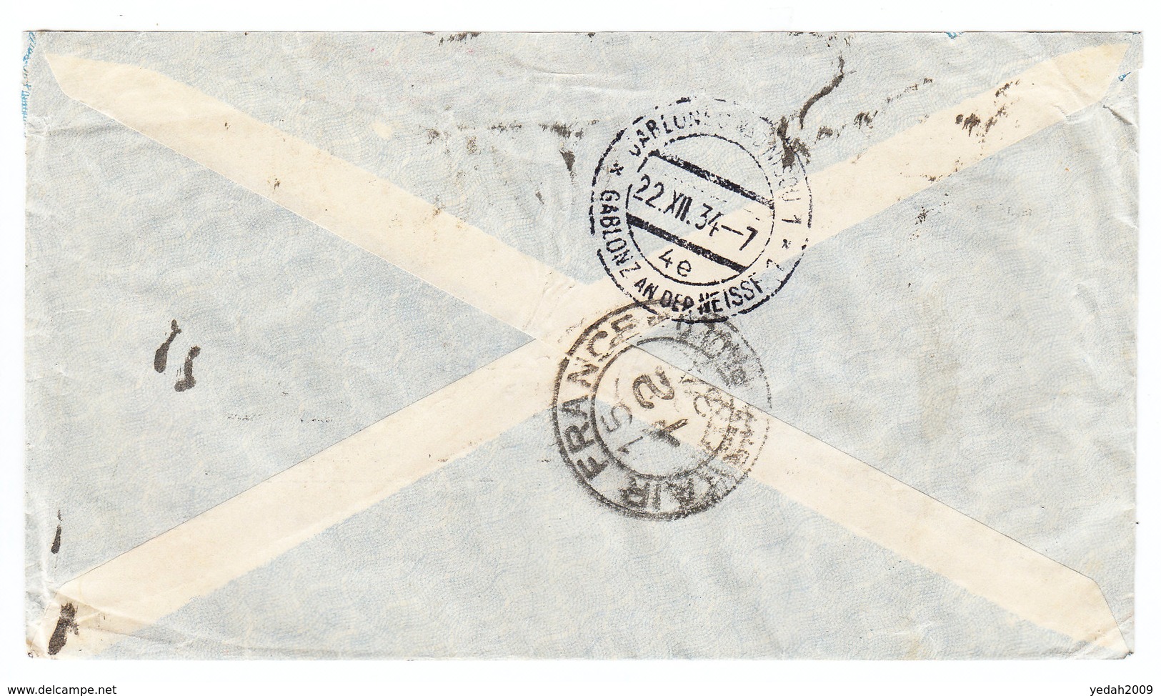 Brazil VIA "AERO-POSTAL" AIRMAIL COVER 1934 - Poste Aérienne (Compagnies Privées)