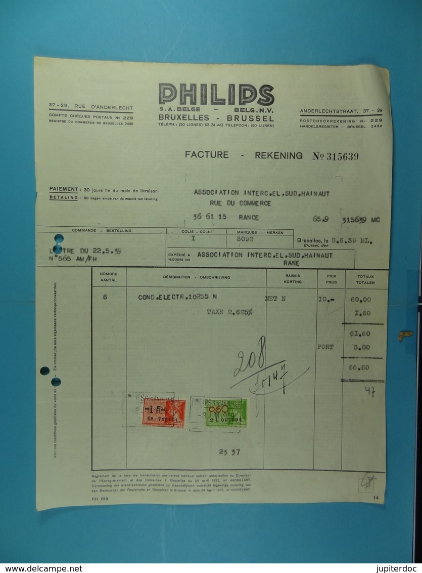 Philips Bruxelles /47/ - Électricité & Gaz