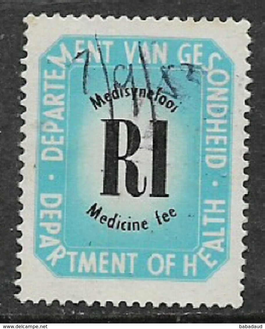 South Africa,   Dept Of Health, Medicine Fee, R1, M/s Used 7/9/82 - Unused Stamps