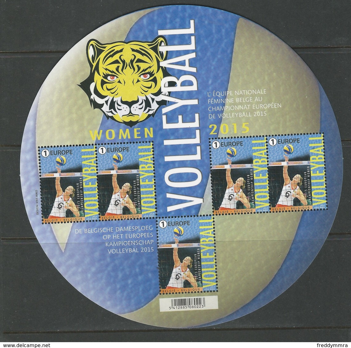 Belgique: 4559 ** En Petite Feuille  (Vollyball  équipe Belge Féminime) - Neufs