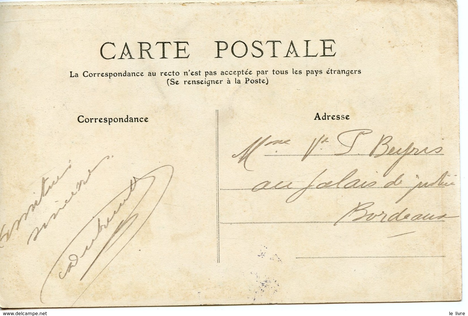 898. CPA 33 CARTE ENTIEREMENT DEDOUBLEE. ENVIRONS DE LIBOURNE. BRANNE LA MAIRIE - Other & Unclassified