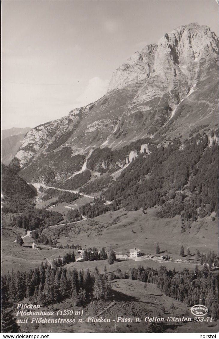 Austria - 9640 Kötschach-Mauthen - Plöckenhaus Mit Straße 1942 - Lesachtal