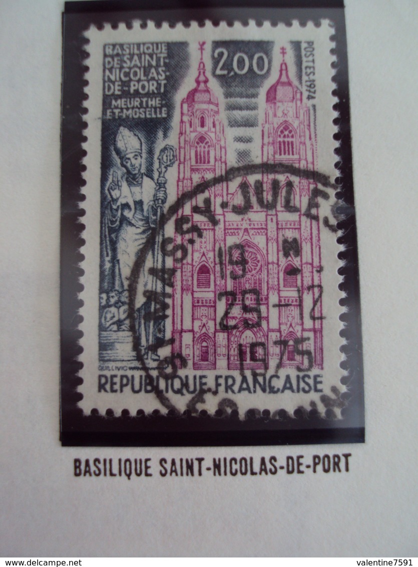 70-79- Timbre Oblitéré N°    1810  "  Basilique St Nicolas De Port      "    0.30 - Oblitérés