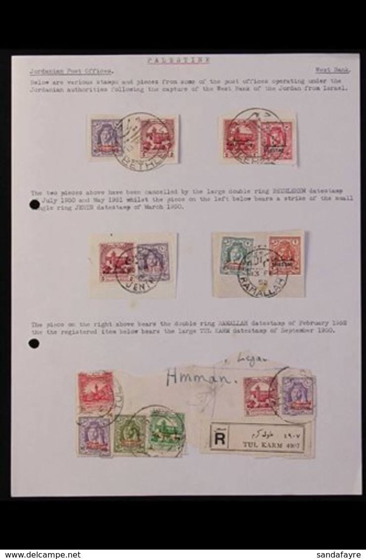 PALESTINE  STAMPS & POSTAL HISTORY COLLECTION 1907-2000 - Extensively Written Up And Enhanced With Photos, Medal Ribbon  - Otros & Sin Clasificación