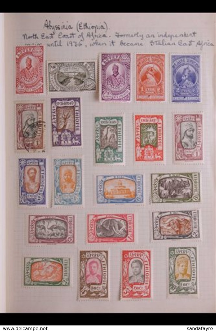 1841-1950's INTERESTING WORLD COLLECTION  A Delightful, Old Time Mint & Used Collection Presented In A "Priority" Spring - Other & Unclassified