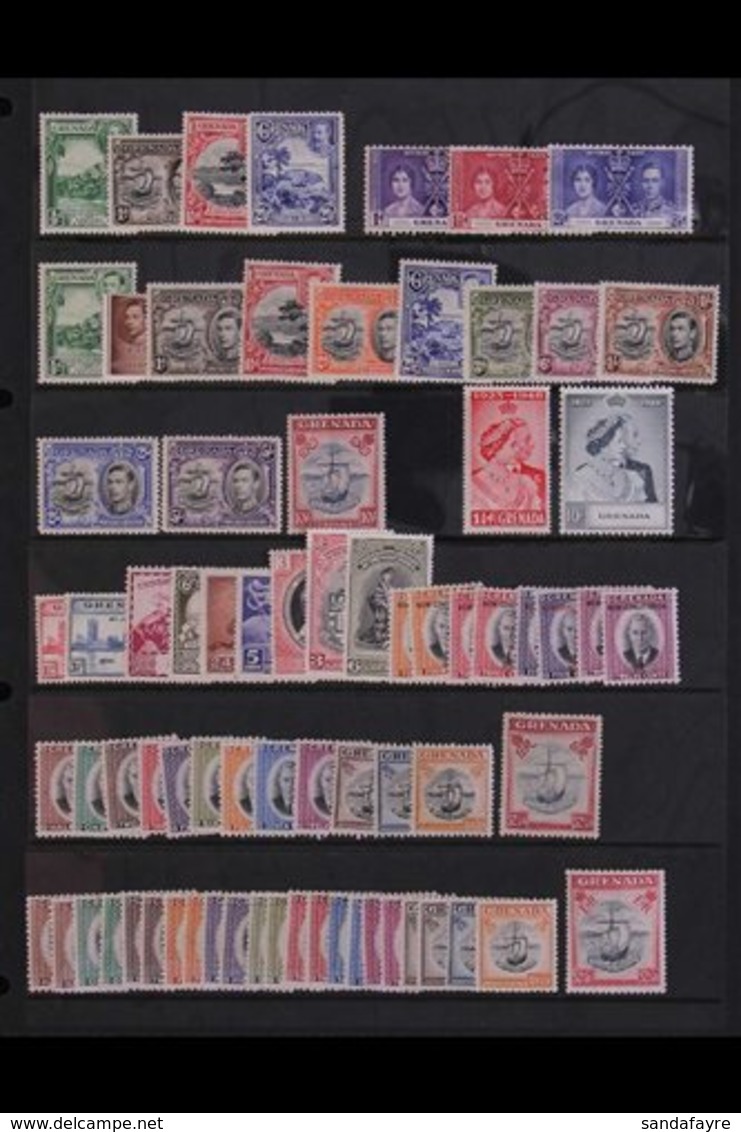 BRITISH COMMONWEALTH  1935-1954 FINE MINT & NHM RANGES On Stock Pages, Includes Sierra Leone 1938-44 Most Vals To £1 (x2 - Andere & Zonder Classificatie