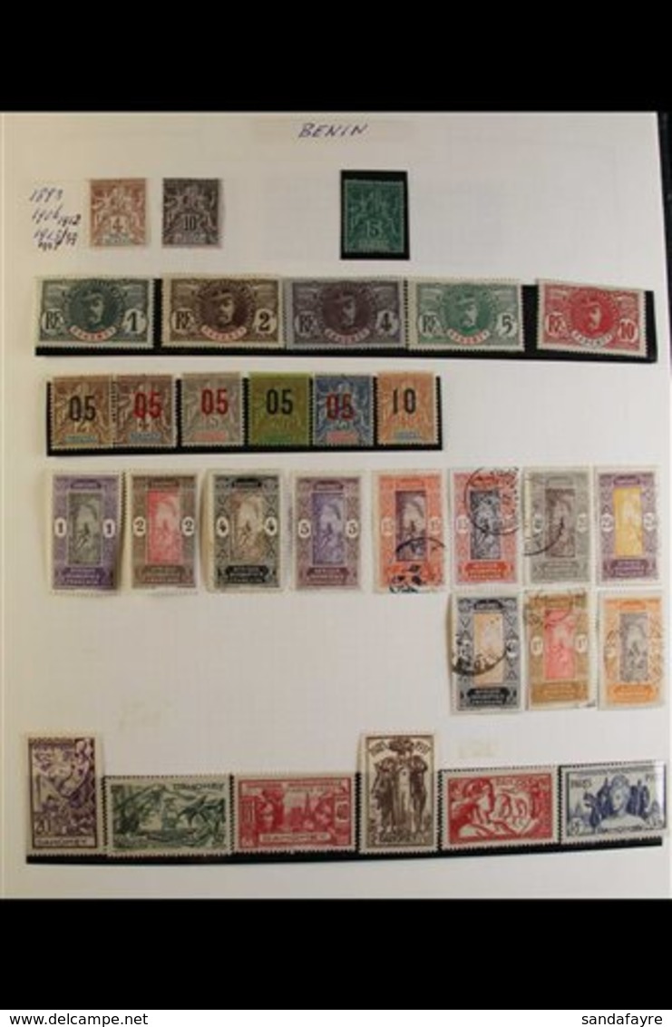 FRENCH COLONIES  1892-1994 Lovely Clean All Different Collection Of Fine Mint, Fine Used, Or Never Hinged Mint Stamps Di - Other & Unclassified