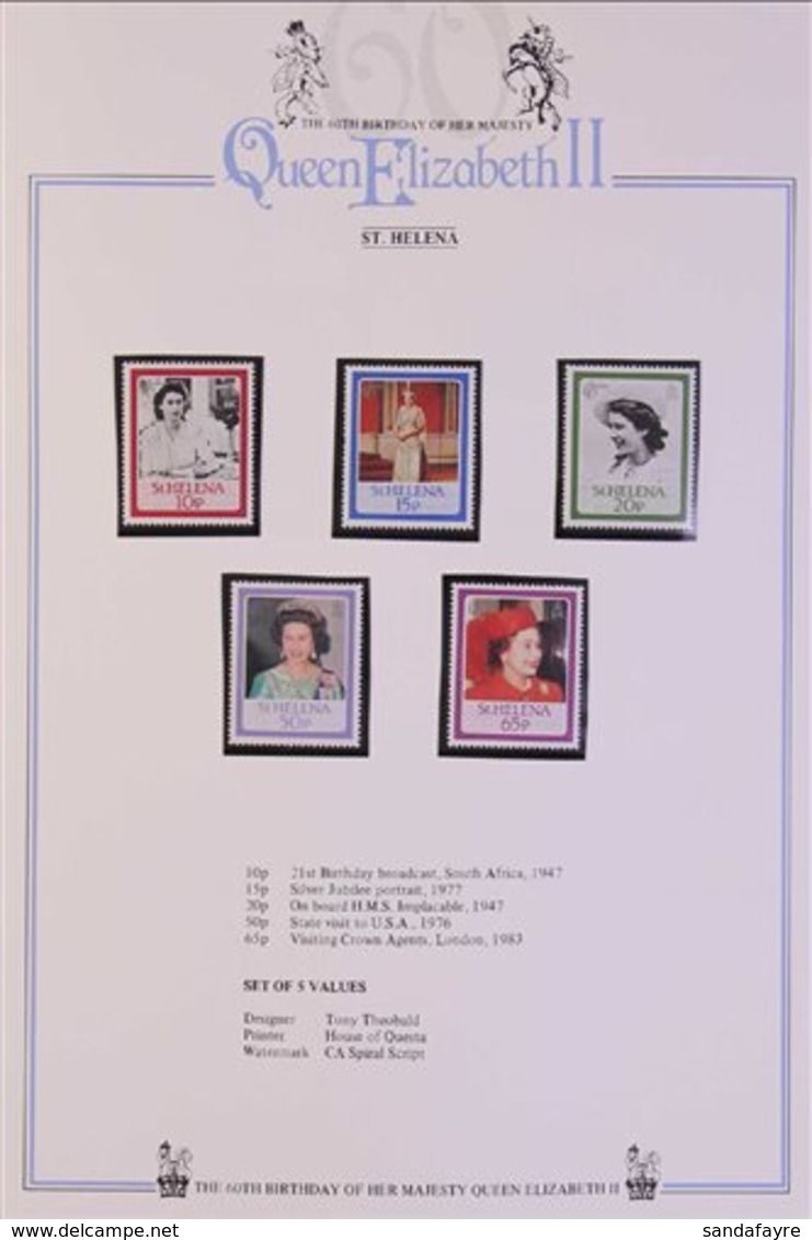 ROYALTY  1972-2007 NEVER HINGED MINT Commonwealth Omnibus All Different Ranges In Three Albums, Inc 1972 Silver Wedding, - Unclassified
