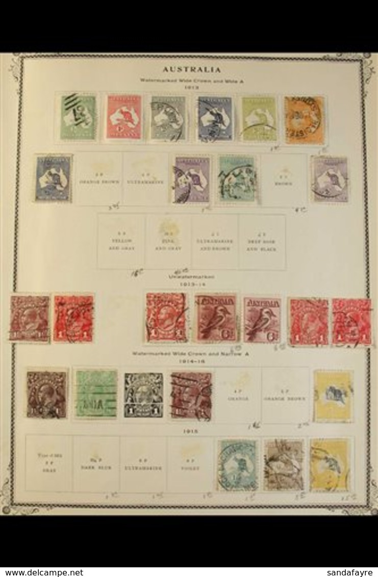 1913-1935 VALUABLE MINT & USED COLLECTION CAT £3000+.  A Most Useful Collection, Presented On Printed "Scott" Album Page - Other & Unclassified