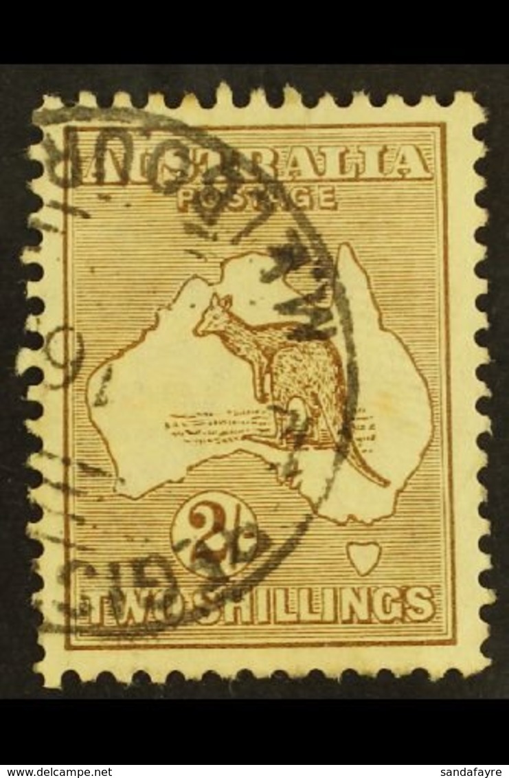 1915  2s Brown, 'Roo, Second Watermark, SG 29, Very Fine Used. For More Images, Please Visit Http://www.sandafayre.com/i - Other & Unclassified