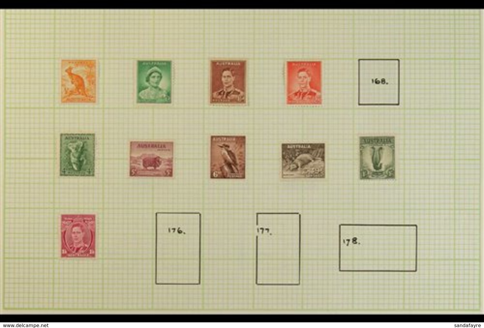 1937-1980 MOSTLY MINT PROJECT.  A Chiefly ALL DIFFERENT, Mainly Mint Collection Presented On Album Pages With Some Adher - Other & Unclassified