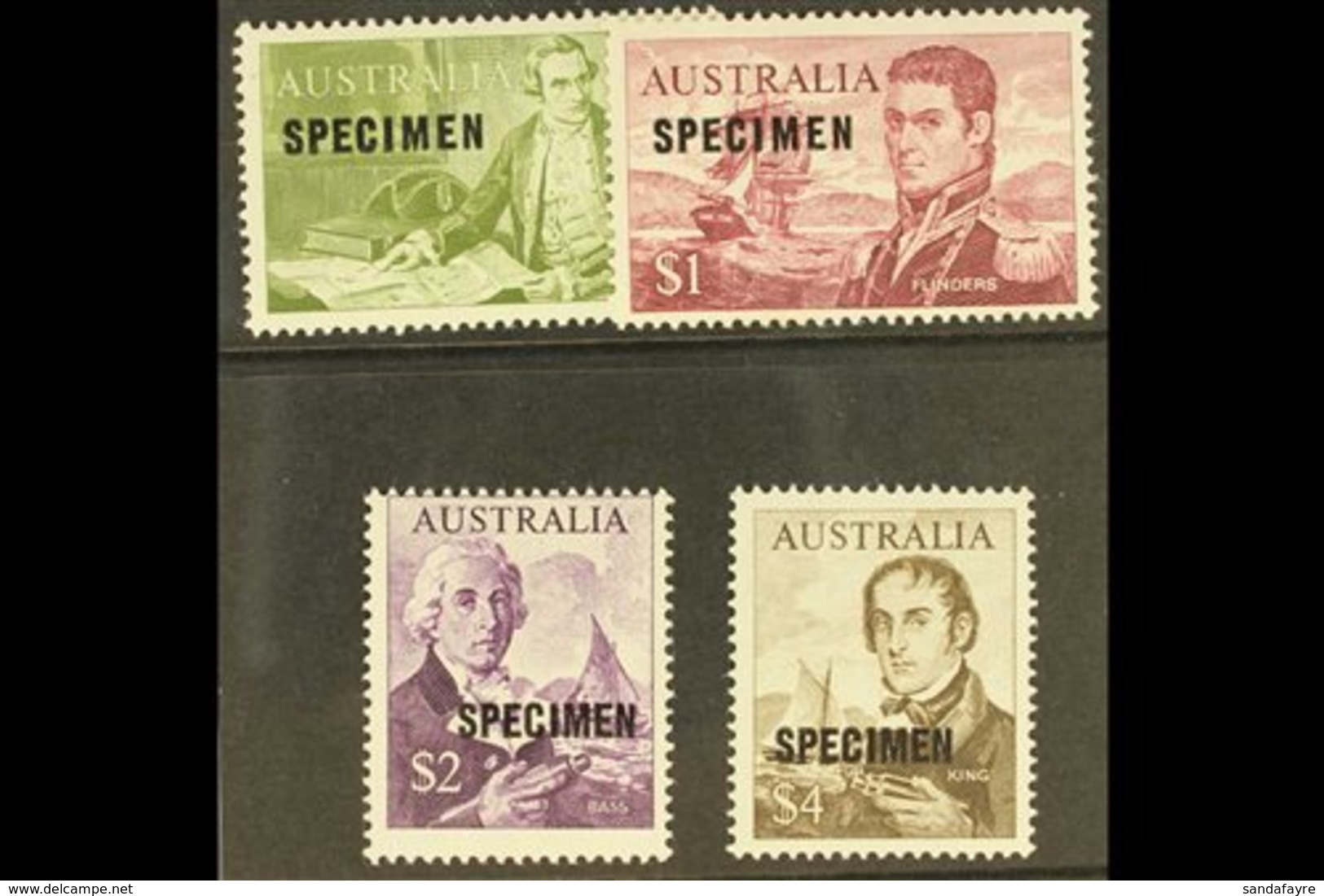 1966  Navigators High Values Ovptd "SPECIMEN", SG 400s/403s, Very Fine Never Hinged Mint. (4 Stamps) For More Images, Pl - Sonstige & Ohne Zuordnung