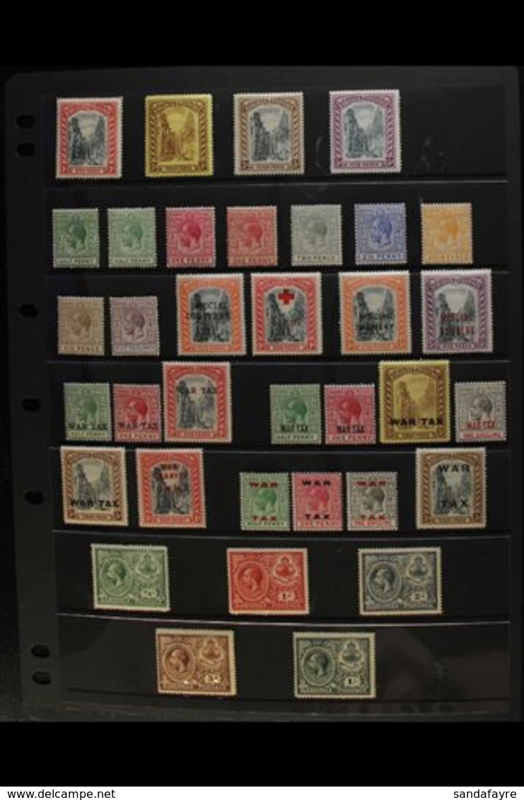 1911-1935 MINT KGV COLLECTION  Presented On Stock Pages. Includes 1911-19 "Staircase" Set To 5d, 1912-19 MCA Wmk Set Wit - Sonstige & Ohne Zuordnung