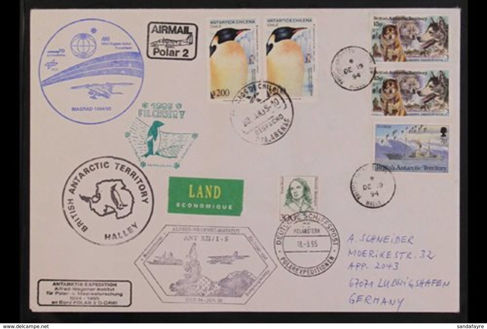 HALLEY BAY  1976-2000 COVERS COLLECTION. A Delightful, All Different Collection Of Halley & Halley Bay Cancelled Covers  - Other & Unclassified