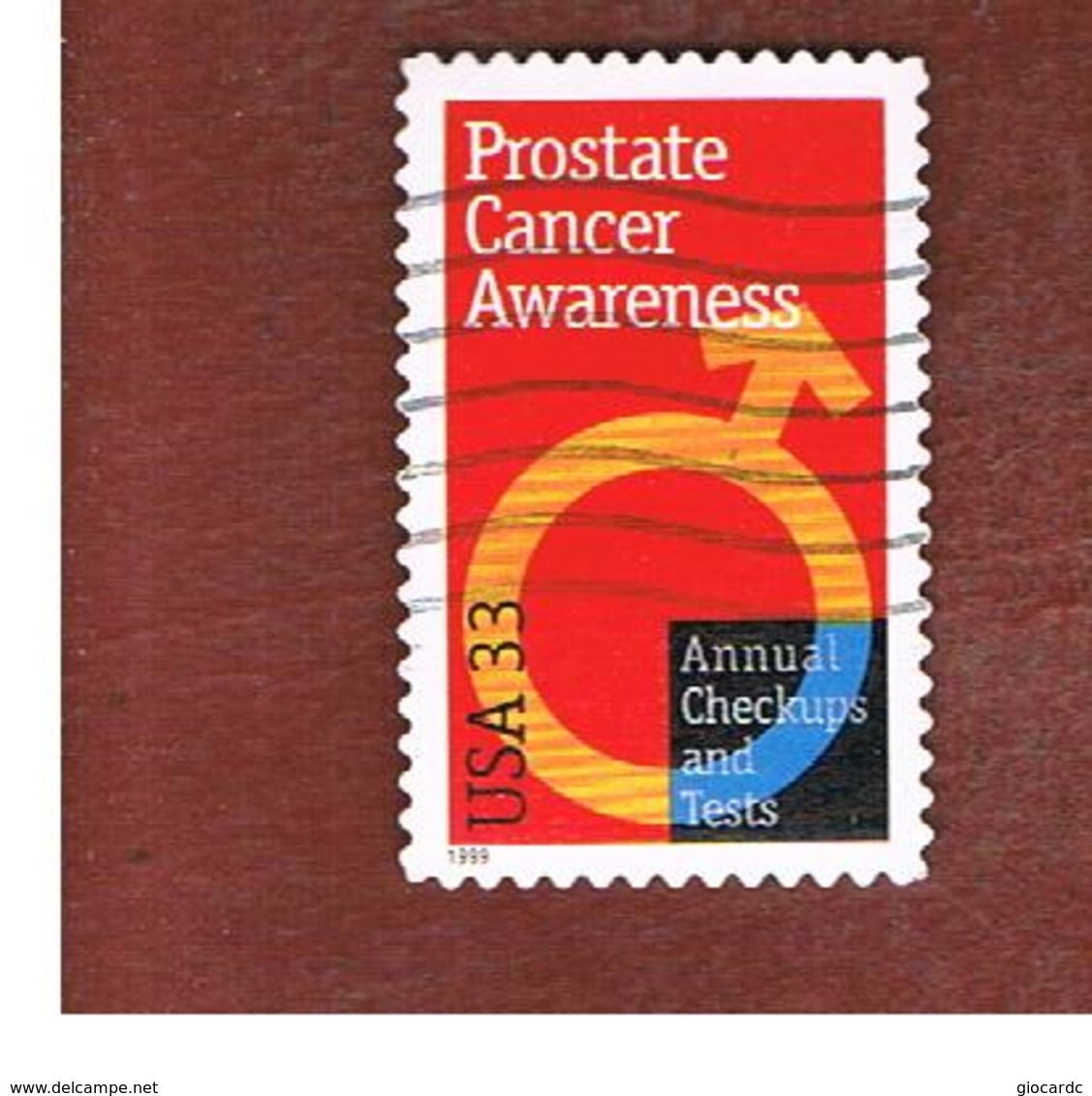 STATI UNITI (U.S.A.) - SG  3621   - 1999   PROSTATE CANCER CAMPAIGN    - USED - Usati