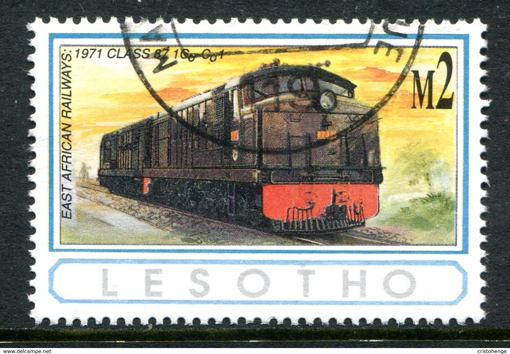 Lesotho 1993 African Railways - 2m Value Used (SG 1169) - Lesotho (1966-...)