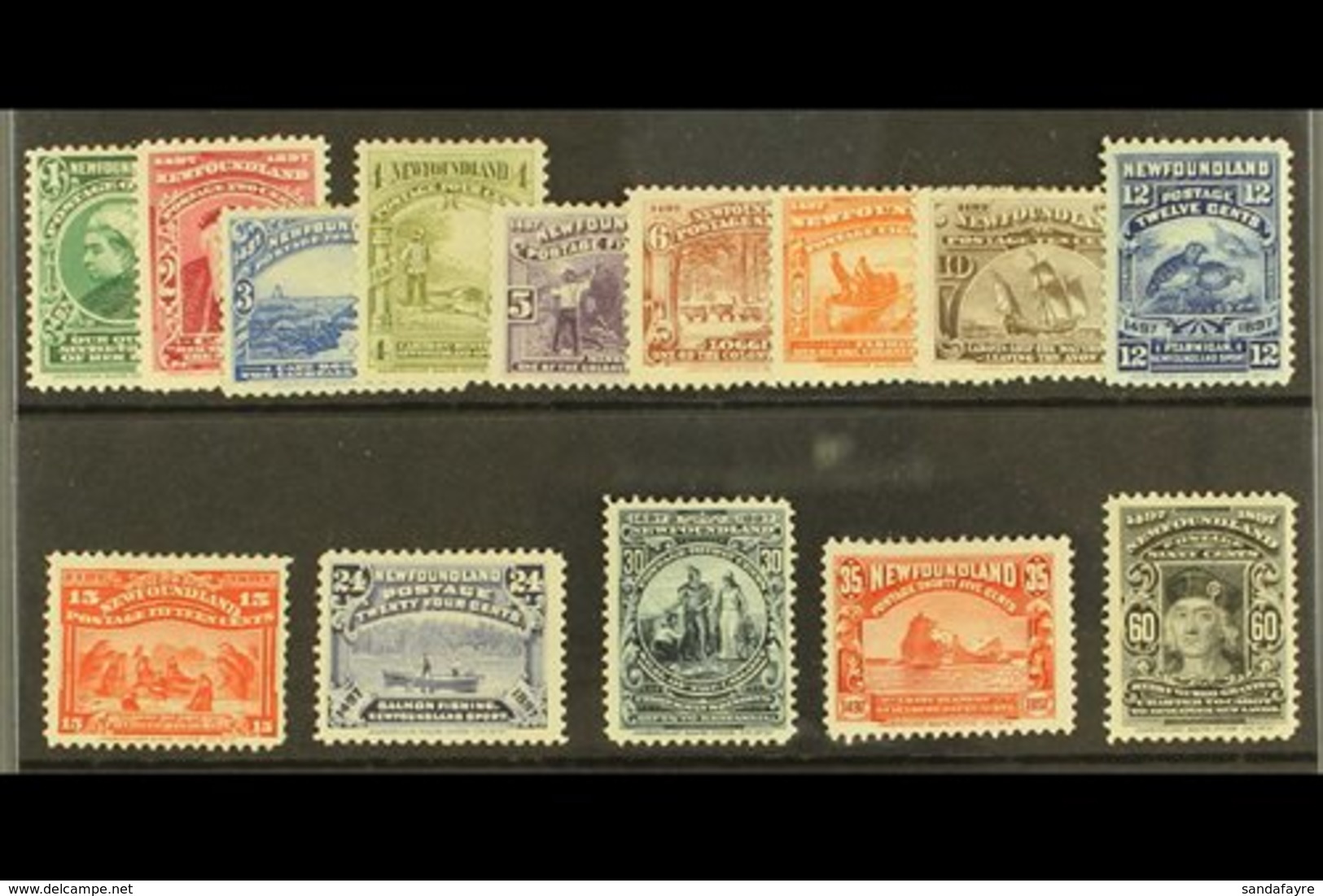 1897  Discovery Anniversary Complete Set, SG 66/79, Fine Fresh Mint. (14 Stamps) For More Images, Please Visit Http://ww - Autres & Non Classés