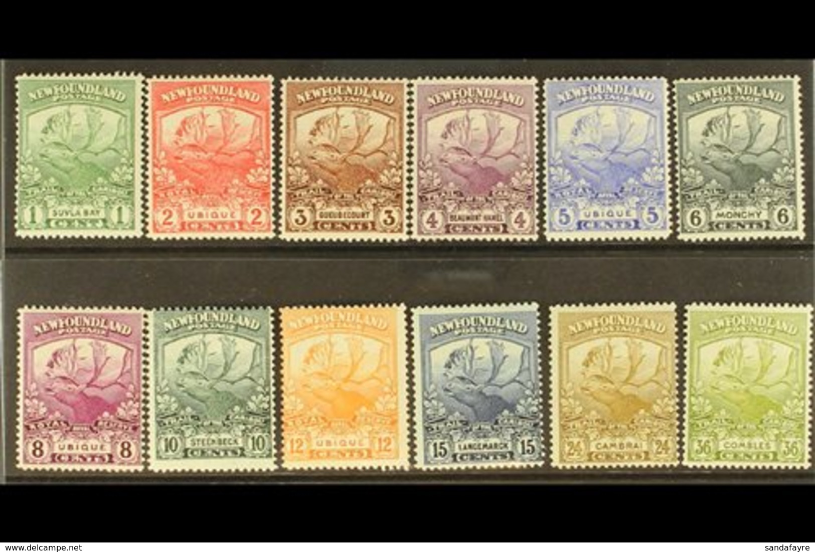 1919  Contingent Set Complete, SG 130/41, Very Fine And Fresh Mint. (12 Stamps) For More Images, Please Visit Http://www - Sonstige & Ohne Zuordnung