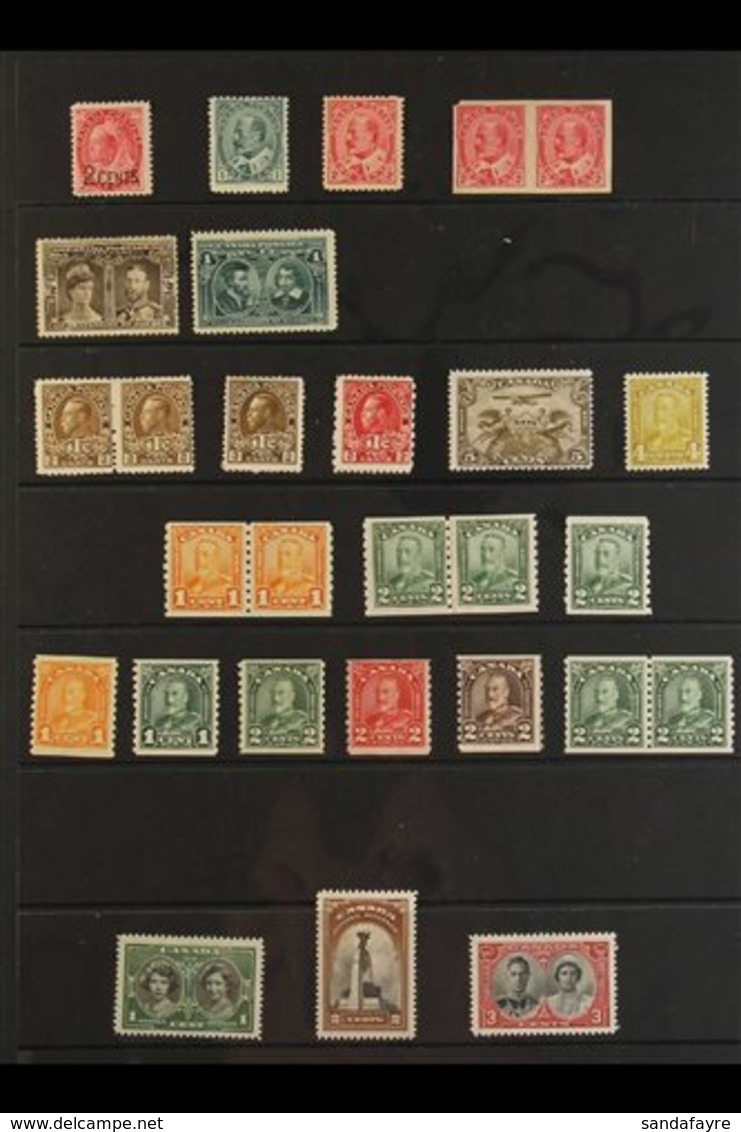 1899-1967 DELIGHTFUL MINT COLLECTION  Generally Fine Condition Including Much Never Hinged. Note KEVII 1c & 2c, Plus 2c  - Other & Unclassified
