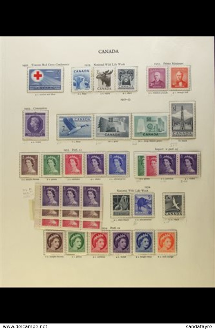 FINE NEVER HINGED MINT QEII COLLECTION  1952/62 On Printed Album Pages, Largely Complete For Basic Issues For The Period - Sonstige & Ohne Zuordnung