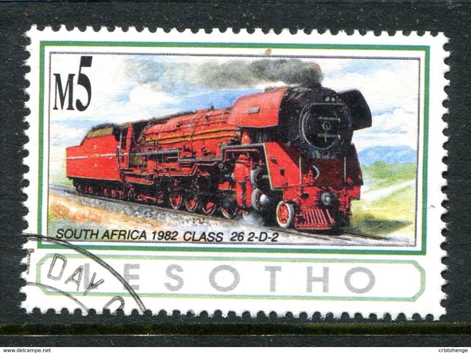Lesotho 1993 African Railways - 5m Value Used (SG 1171) - Lesotho (1966-...)