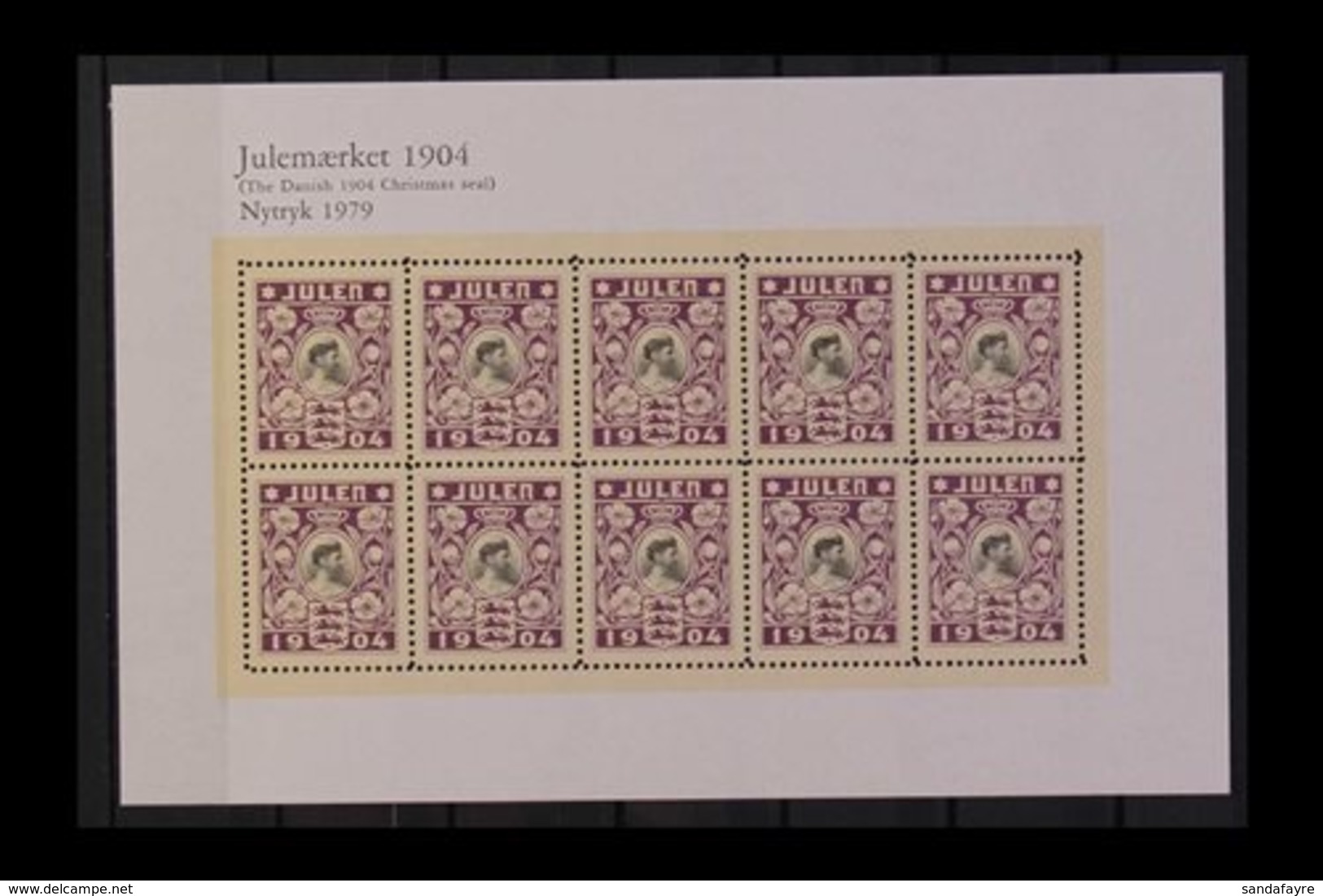 CHRISTMAS ANTI-TB LABELS  Super Collection Of Unusual Items, Begins With Sheetlets Of 1977-9 Reprints Of 1904-07 & 1912- - Other & Unclassified
