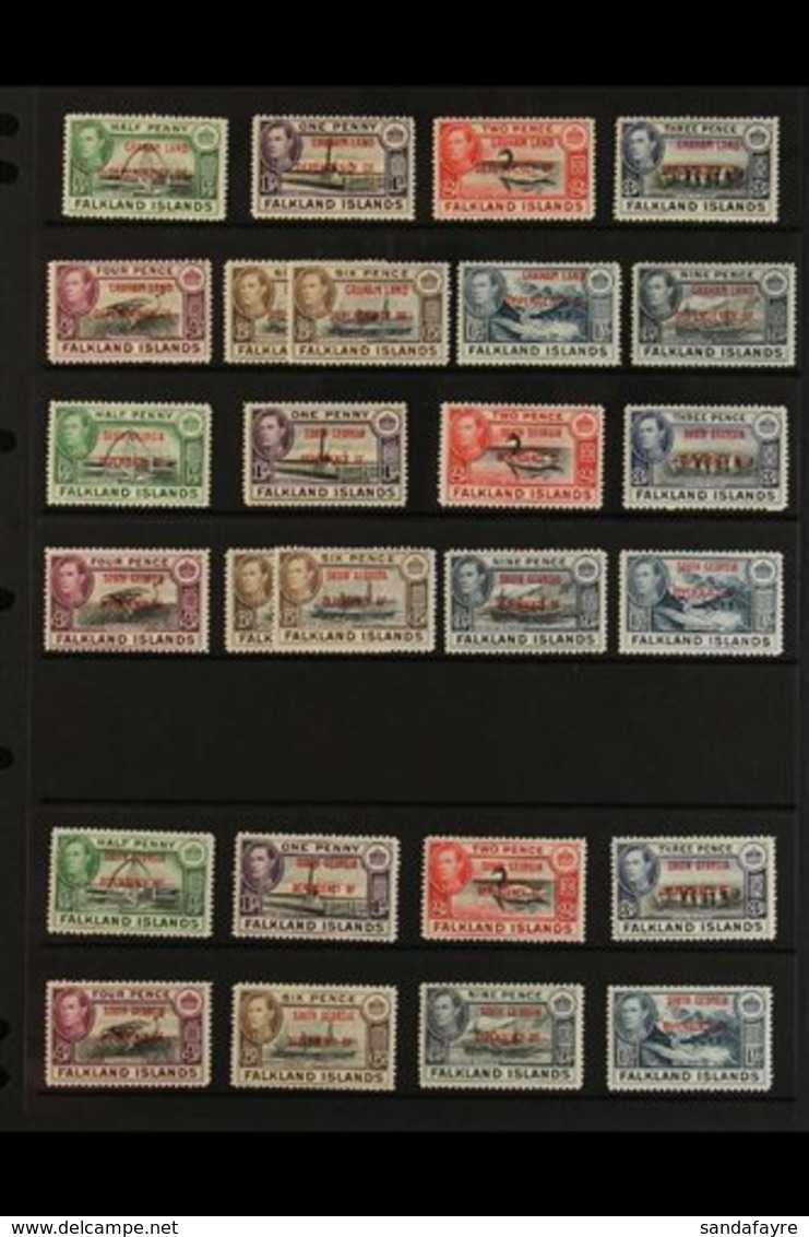 1944-78 EXTENSIVE MINT / NHM ASSEMBLY.  A Delightful Collection Presented On Stock Pages That Includes The KGVI Graham L - Falkland Islands