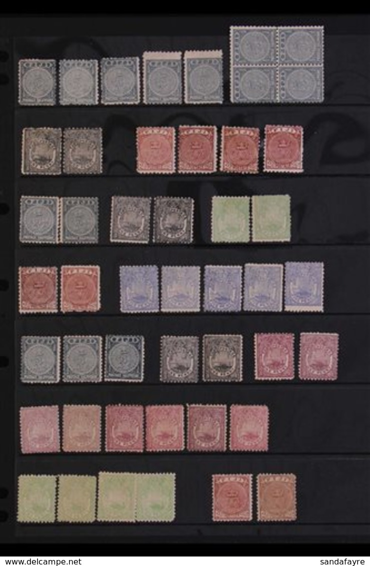 1891-98 ISSUE - STUDY COLLECTION  A Lovely Range Of Mint Issues, Sorted By Perfs, Incl. Perf. 10 Shades Of ½d (9, Incl.  - Fidschi-Inseln (...-1970)