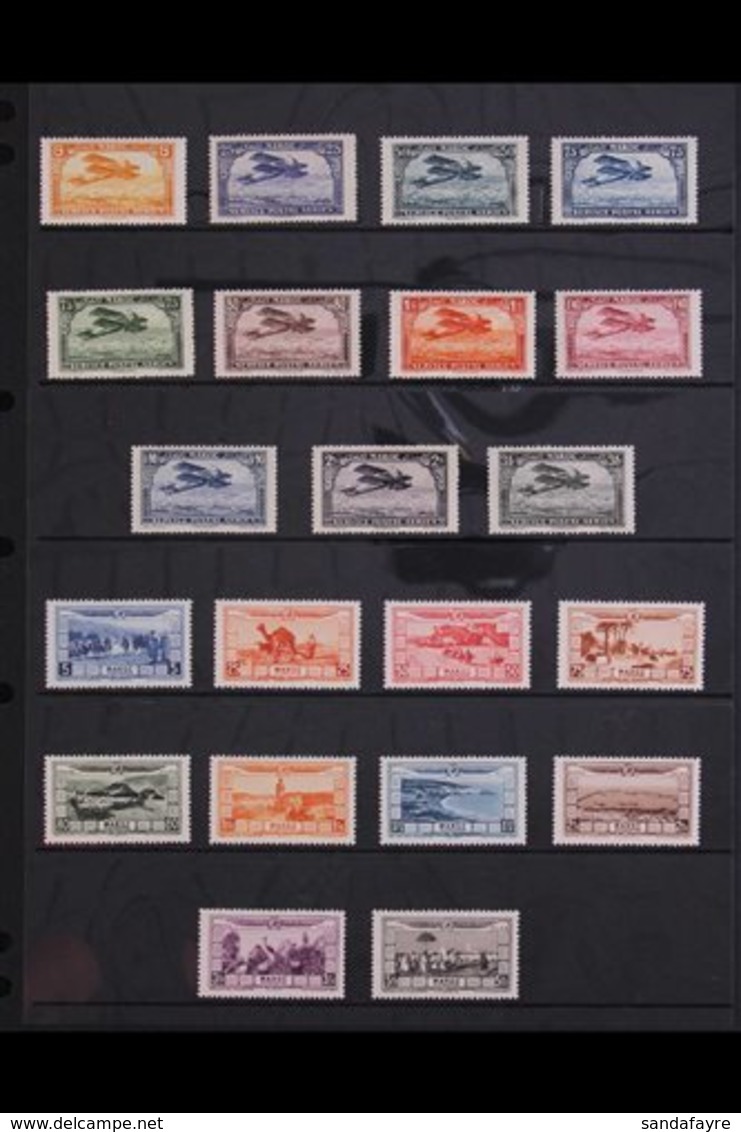 FRENCH MOROCCO  1922-83 AIR POST COLLECTION. An Attractive Mint & Never Hinged Mint Collection Presented On A Series Of  - Other & Unclassified