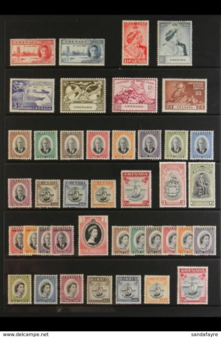 1946-1969 ALL DIFFERENT MINT COLLECTION  A Complete Basic Collection To 1969 "Man On The Moon" Set Except For The 1966 6 - Grenada (...-1974)