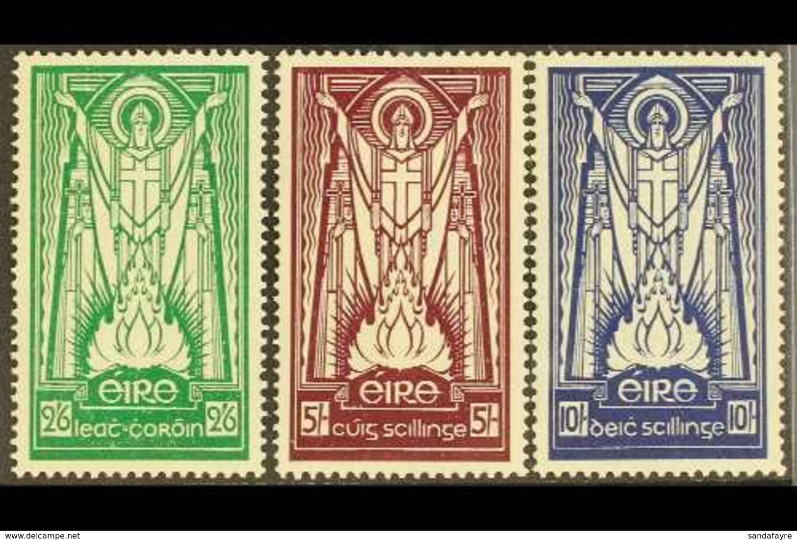 1937  St Patrick High Values Set, SG 102/104, Fine Mint. (3 Stamps) For More Images, Please Visit Http://www.sandafayre. - Sonstige & Ohne Zuordnung