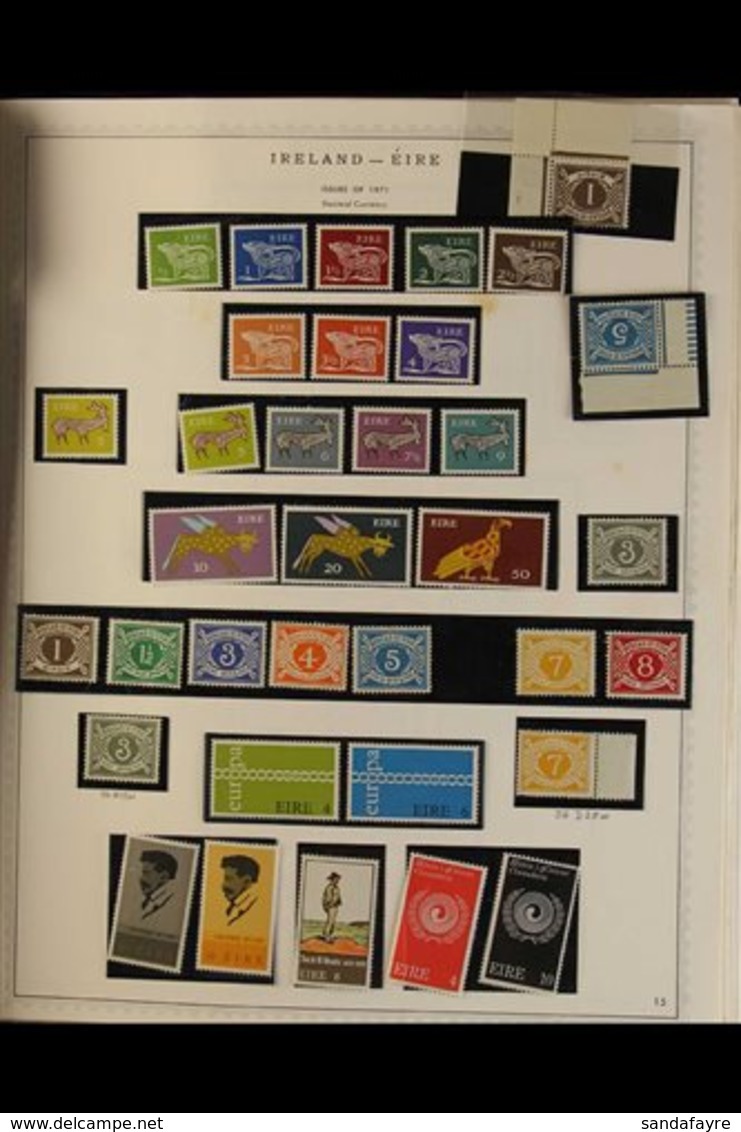 1971-2012 SUPERB NEVER HINGED MINT COLLECTION  Displayed In A Minkus Printed Album, Virtually Complete Incl. Definitive  - Sonstige & Ohne Zuordnung