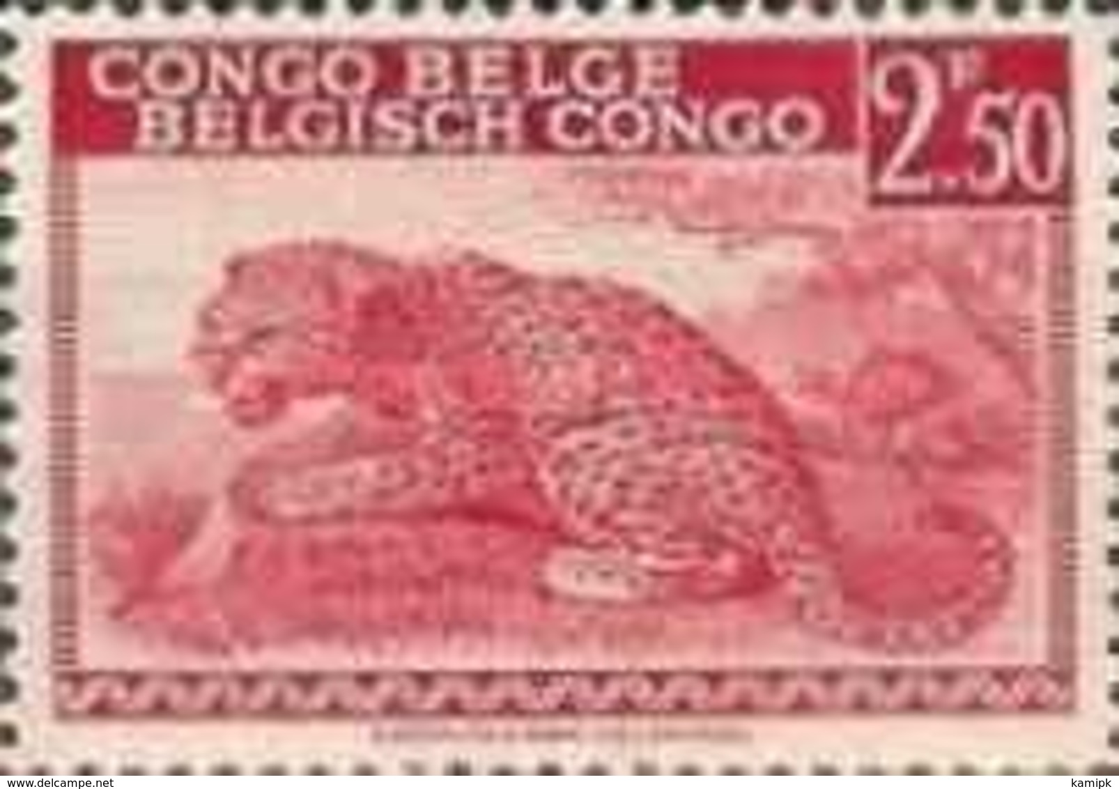 USED STAMP Belgian-Congo - Inscription: "CONGO BELGE - BELGISCH CONGO  -1942 - Usados