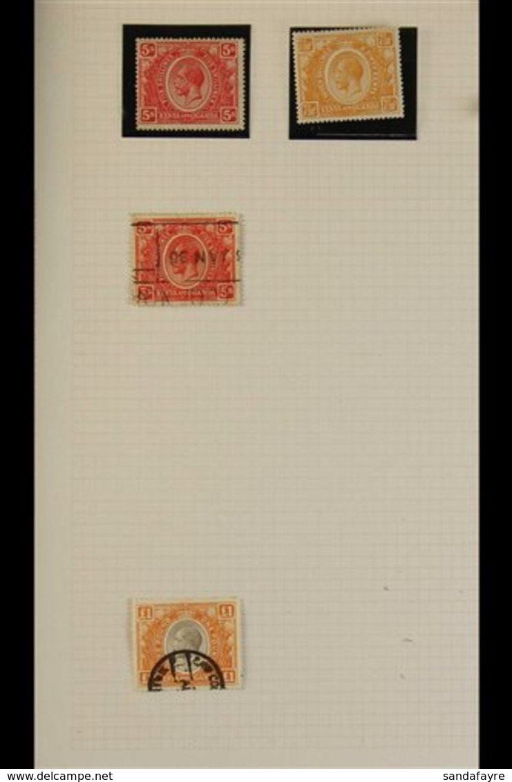 1903-1927 ATTRACTIVE MINT AND USED COLLECTION IN AN ALBUM  With KEVII 1903-04 Set To 1R Plus 4R Mint, And Most Values To - Vide