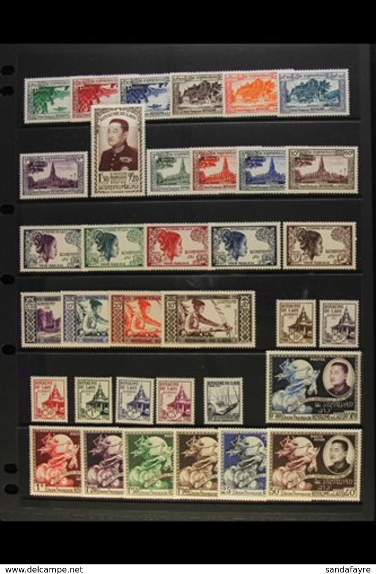 1951-75 NEVER HINGED MINT COLLECTION  An ALL DIFFERENT Collection, Mostly Of Complete Sets Including Air Post Issues, Pr - Laos