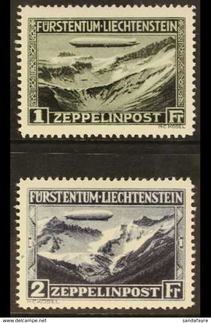 1931  Air Zeppelin Complete Set (SG 116/17, Michel 114/15), Very Fine Mint, Fresh. (2 Stamps) For More Images, Please Vi - Sonstige & Ohne Zuordnung