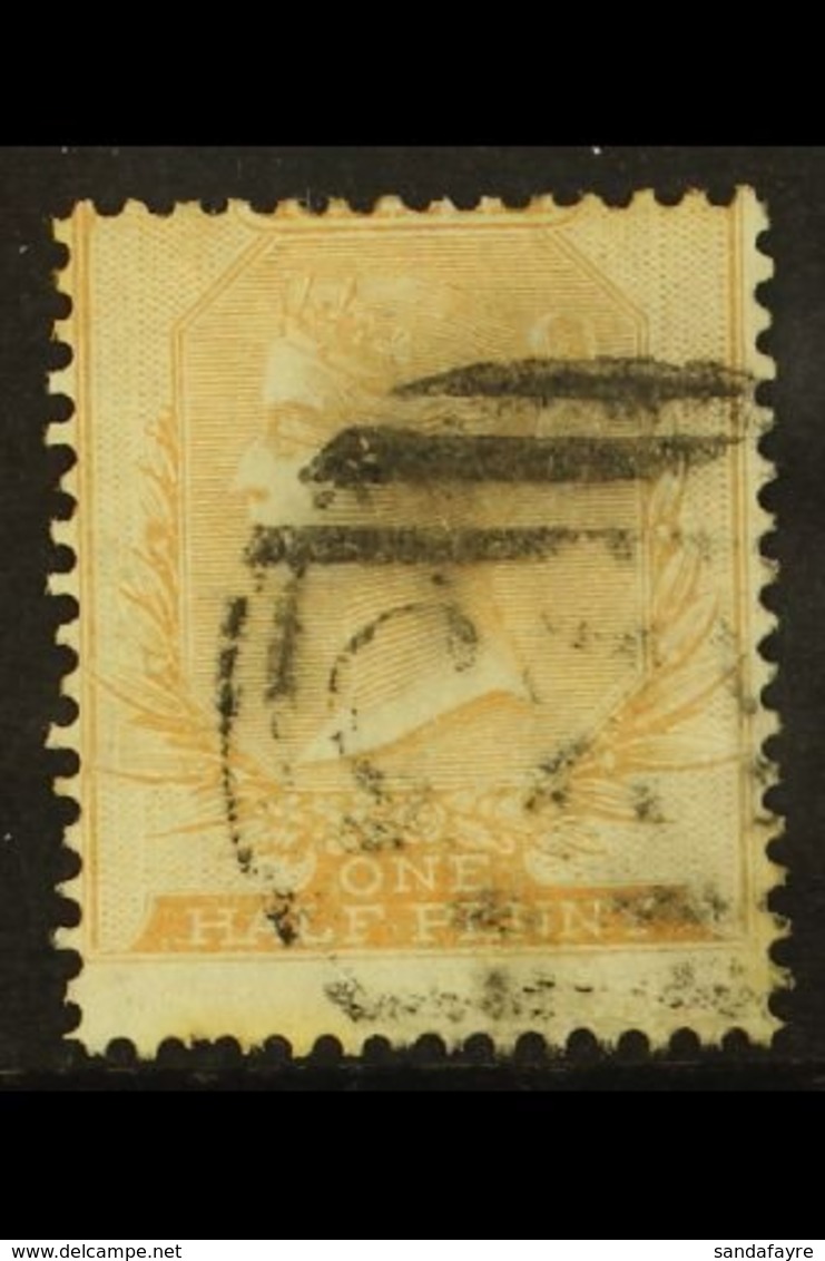 1860-63  ½d Buff, No Watermark, SG 3, Good Used. For More Images, Please Visit Http://www.sandafayre.com/itemdetails.asp - Malta (...-1964)
