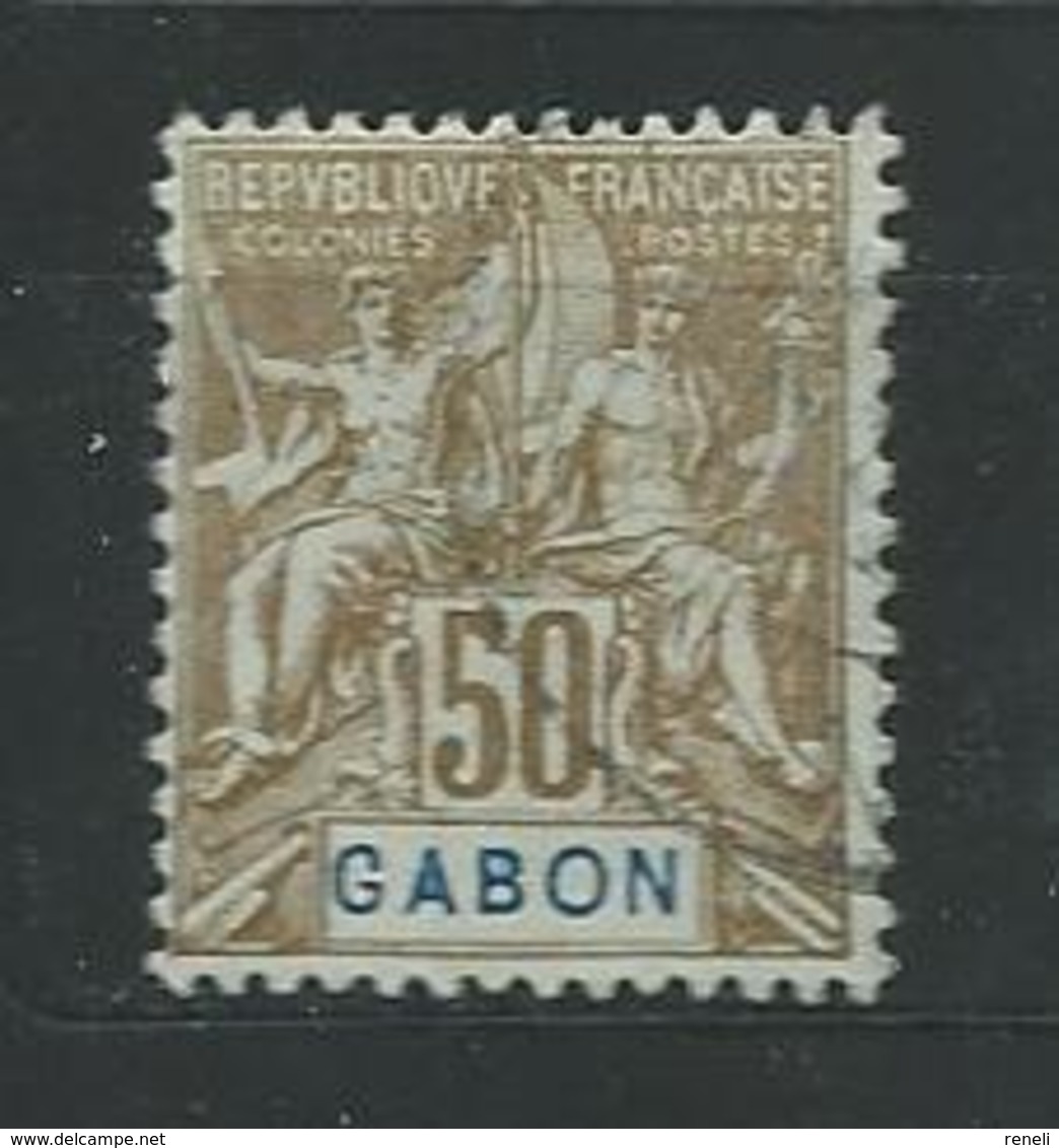 GABON  N°  28  OB  TB - Oblitérés