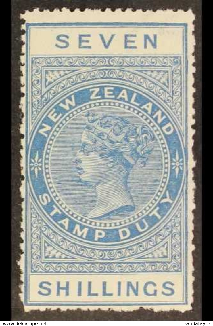 POSTAL FISCAL  1906. 7s Pale Blue, P14, SG F83, Fine Mint For More Images, Please Visit Http://www.sandafayre.com/itemde - Sonstige & Ohne Zuordnung