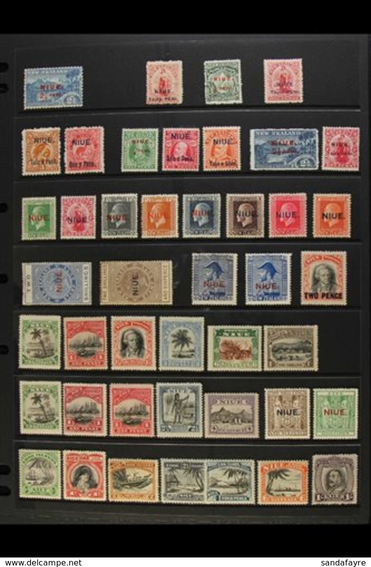 1902-69 ALL DIFFERENT MINT COLLECTION  Includes 1903 3d And 6d, 1911 Set, 1917-21 KGV To 1s, 1918-29 QV Tall Postal Fisc - Niue