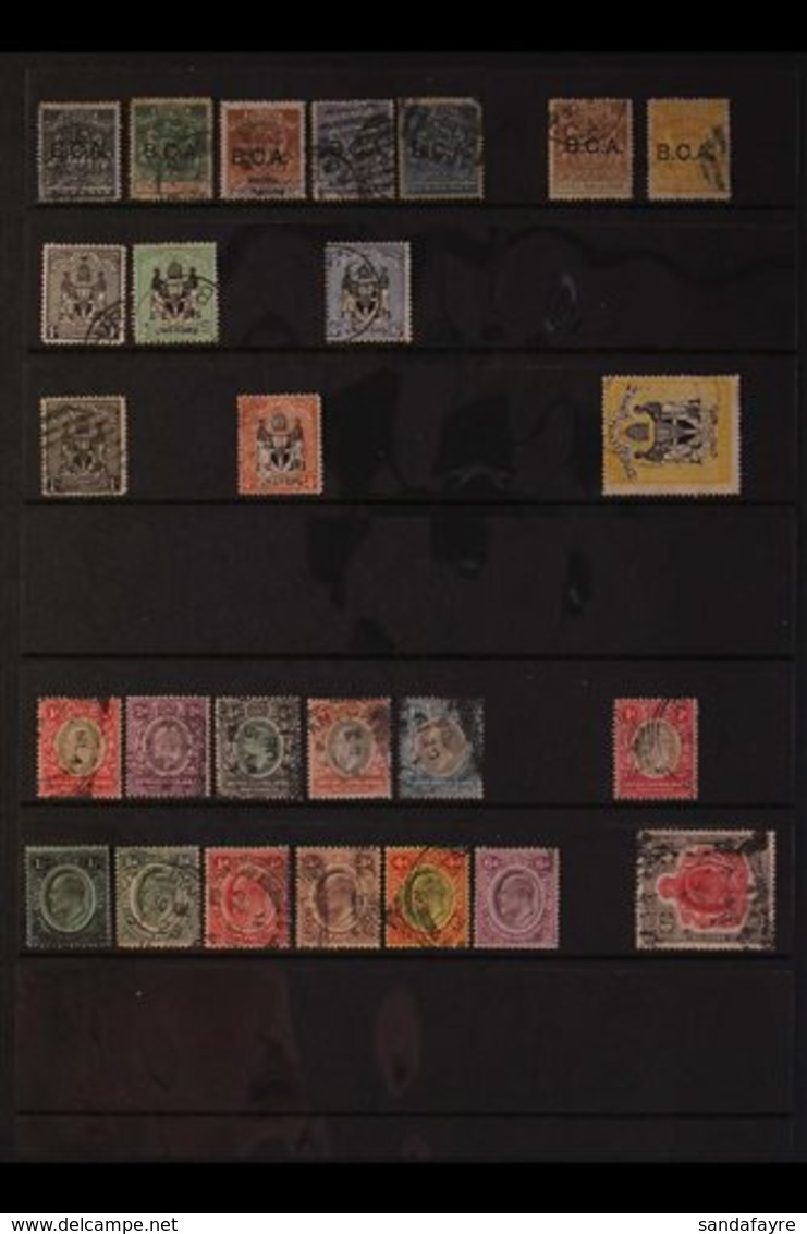 1891-1954 USED COLLECTION  We Note 1891-5 Values To Both 6d Plus 3s & 5s, 1895 1d, 2d & 6d, 1896 1d, 4d & 3s Fiscally Us - Nyasaland (1907-1953)