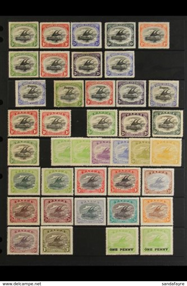 1901-1941 ATTRACTIVE MINT COLLECTION  Includes 1901-05 (wmk Horiz) Range To 6d And 1s, (wmk Vert) Set To 2½d; 1906-07 Ov - Papua New Guinea