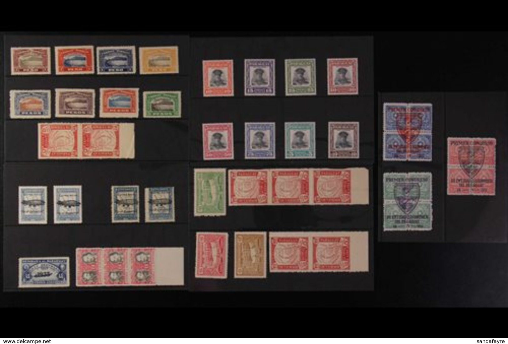 1870-1959 FABULOUS ASSEMBLY IN PACKETS  A Fine Mint Accumulation Sorted Into Glassine Packets Identified With Scott Cata - Paraguay