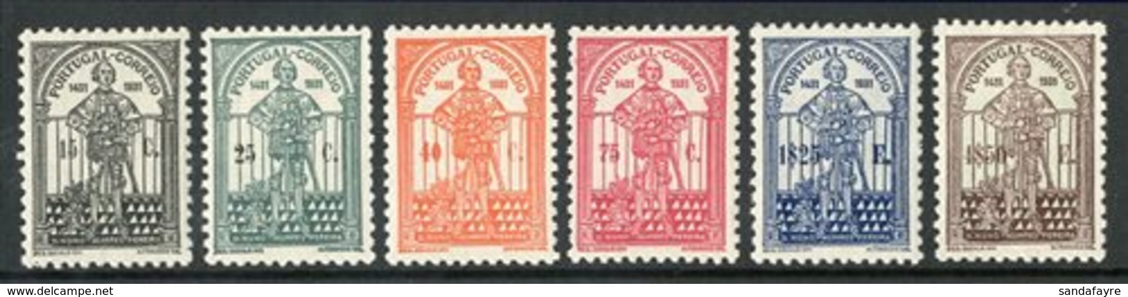 1931  Nuno Alvares Set Complete, SG 859/864, Very Fine Well Centered Mint. (6 Stamps) For More Images, Please Visit Http - Other & Unclassified