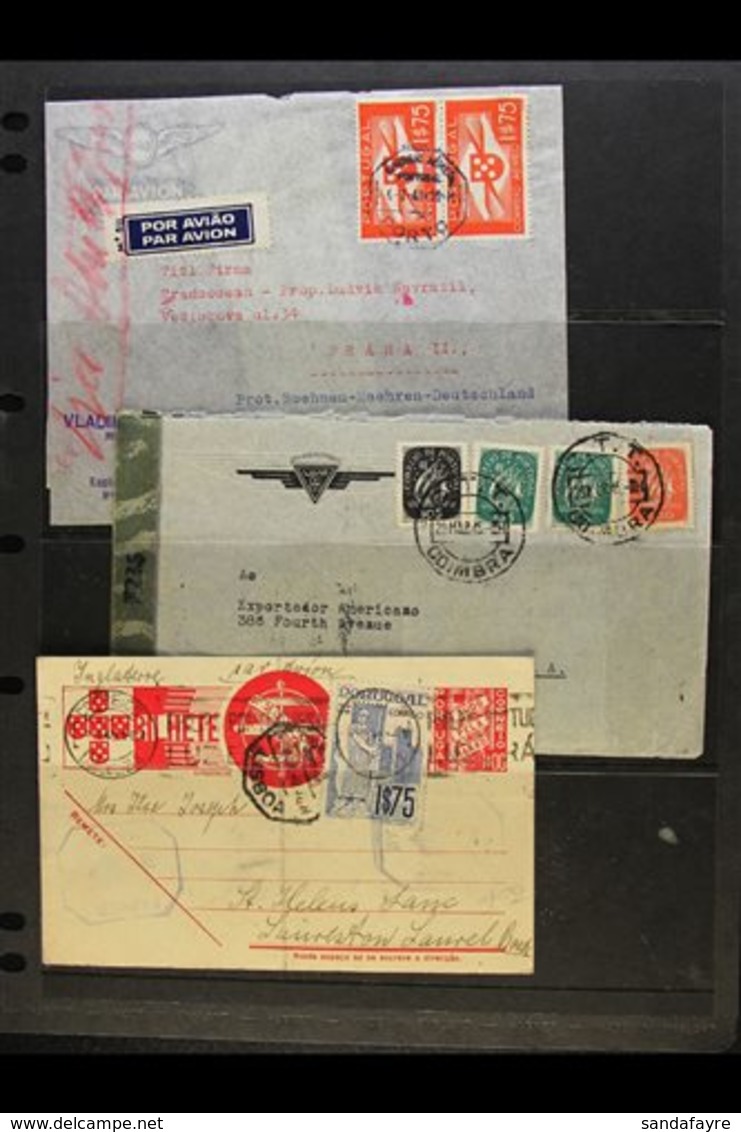 1940s CENSOR COVERS & CARDS COLLECTION  A Most Interesting Collection Of Covers & Cards, Posted To Overseas Destinations - Other & Unclassified