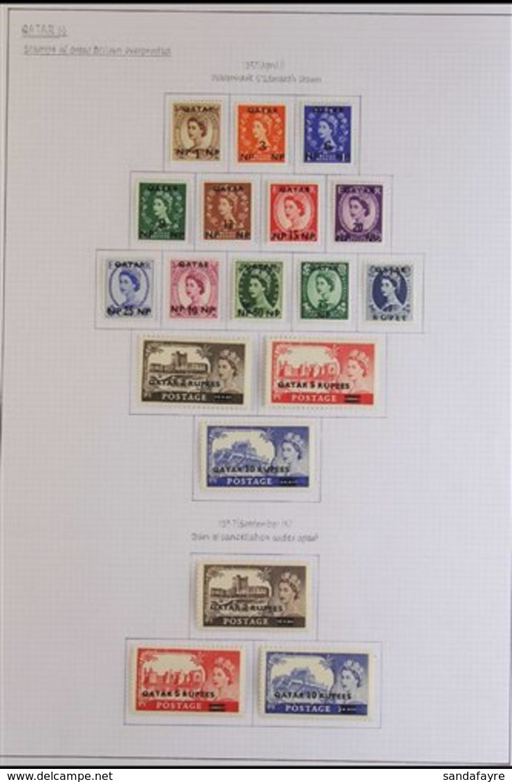 1957-61 ALL DIFFERENT FINE MINT COLLECTION.  A Neatly Presented Collection Of Complete Sets, SG 1/37 Plus Additional "Ca - Qatar
