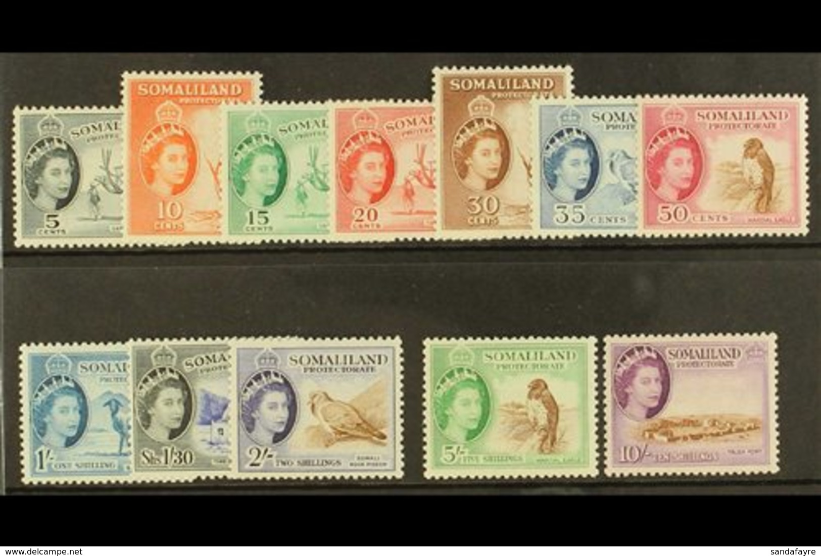 1953  Pictorials Set, SG 137/48, Never Hinged Mint (12 Stamps) For More Images, Please Visit Http://www.sandafayre.com/i - Somaliland (Protectorate ...-1959)