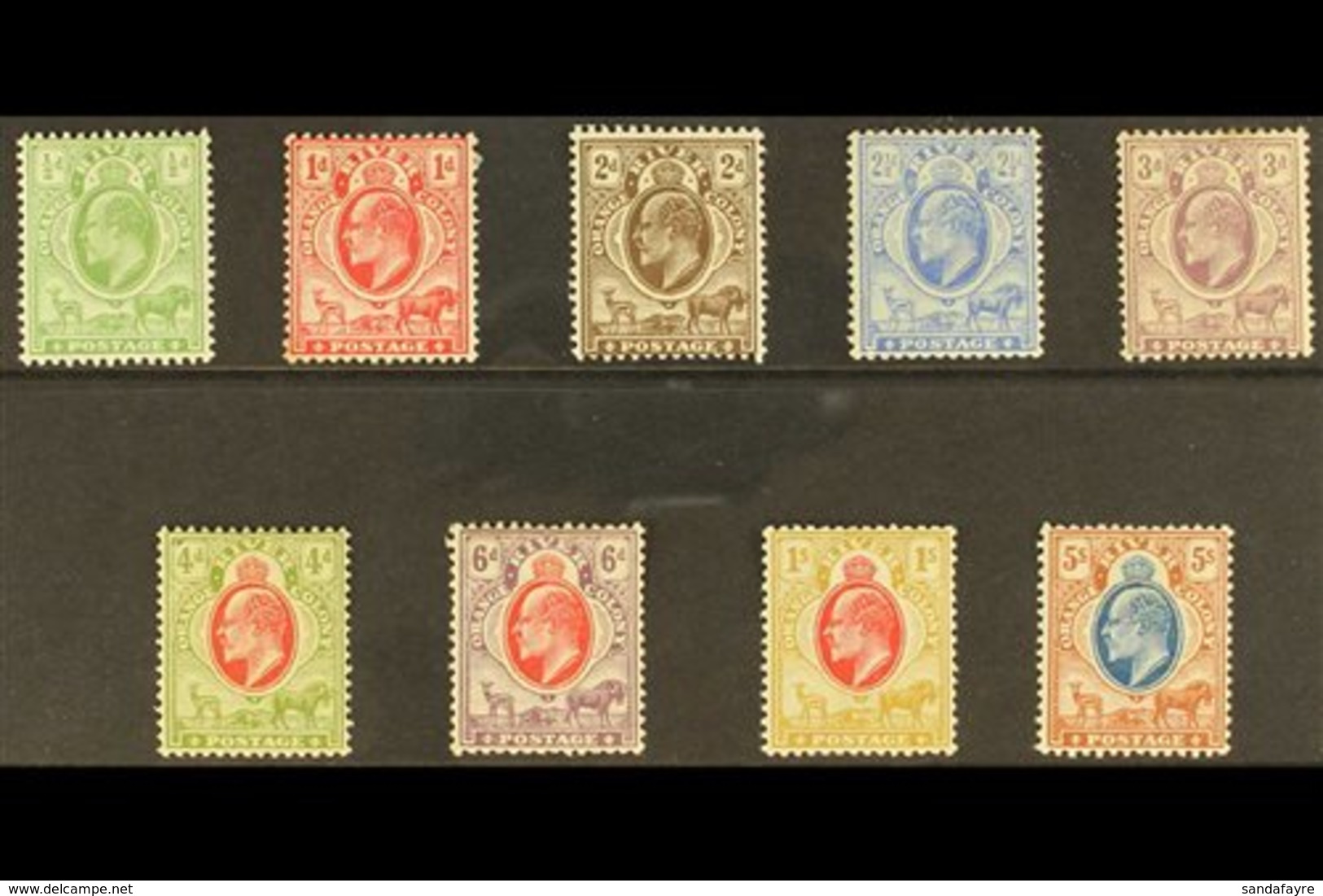 ORANGE RIVER COLONY  1903 Ed VII Set Complete, SG 139/147, Very Fine Mint. (9 Stamps) For More Images, Please Visit Http - Ohne Zuordnung