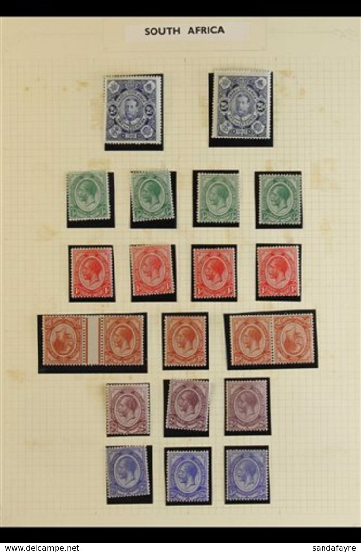 1910-36 MINT KGV COLLECTION.  A Most Useful KGV Collection With Sets, Top Values & Back Of The Book Ranges Neatly Presen - Unclassified